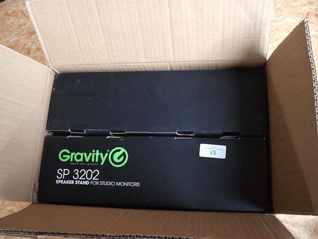Gravity speakerstatief (x2) - afbeelding 2 van  3