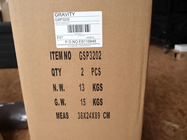 Gravity speakerstatief (x2) - afbeelding 3 van  3