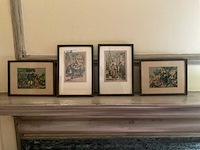 Gravures (4x) - afbeelding 1 van  5