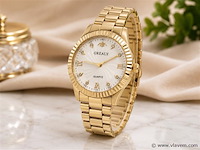 Grealy oro blanco - luxe dames horloge