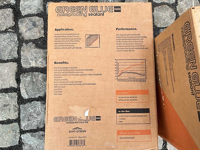 Green glue noiseproofing sealant green glue noiseproofing sealant (48x) - afbeelding 5 van  6