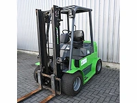 Green lifter toyota - 2006 - el15 - vorkheftruck - afbeelding 3 van  15