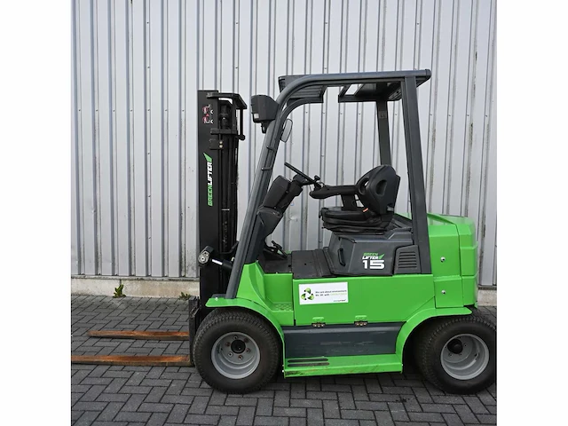 Green lifter toyota - 2006 - el15 - vorkheftruck - afbeelding 1 van  15