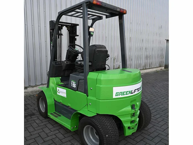 Green lifter toyota - 2006 - el15 - vorkheftruck - afbeelding 13 van  15