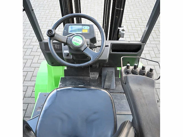 Green lifter toyota - 2006 - el15 - vorkheftruck - afbeelding 5 van  15
