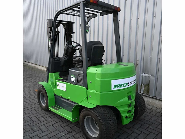 Green lifter toyota - 2006 - el15 - vorkheftruck - afbeelding 9 van  15