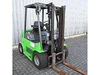 Green lifter toyota - 2006 - el15 - vorkheftruck - afbeelding 1 van  2