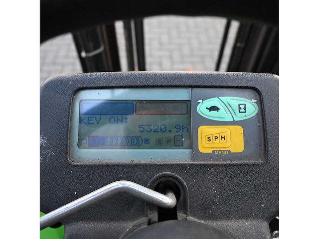 Green lifter toyota - 2006 - el15 - vorkheftruck - afbeelding 2 van  2