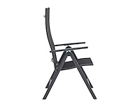 Green lounge 2 opvouwbare aluminium stoelen, ergonomisch gevormd, verstelbaar in 7 posities, ondersteunen tot 120 kg - afbeelding 4 van  8