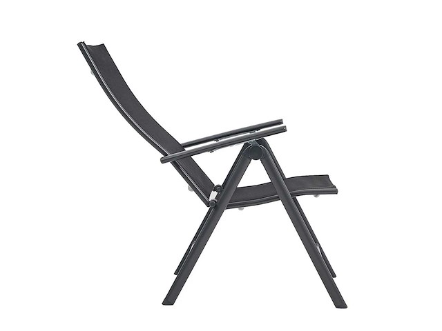 Green lounge 2 opvouwbare aluminium stoelen, ergonomisch gevormd, verstelbaar in 7 posities, ondersteunen tot 120 kg - afbeelding 5 van  8