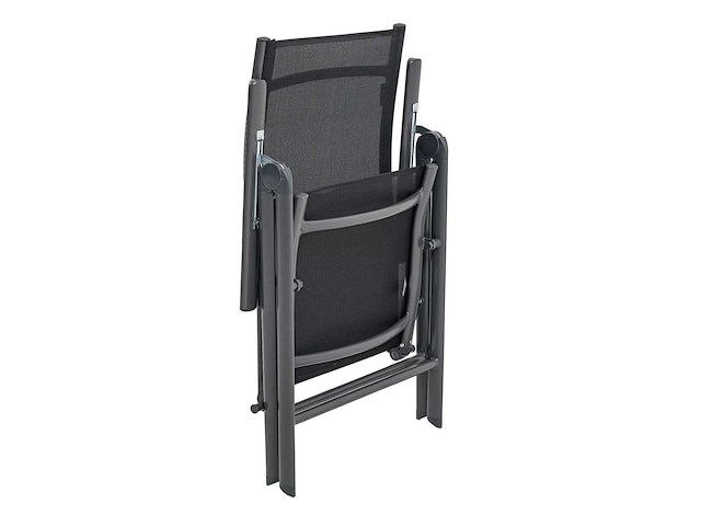 Green lounge 2 opvouwbare aluminium stoelen, ergonomisch gevormd, verstelbaar in 7 posities, ondersteunen tot 120 kg - afbeelding 6 van  8