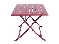 Green lounge aluminium klaptafel, weerbestendig, maximale lading 50 kg - afbeelding 4 van  10