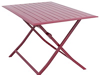 Green lounge aluminium klaptafel, weerbestendig, maximale lading 50 kg