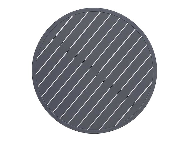 Green lounge ronde tuintafel, gemaakt van weerbestendig aluminium, ø 100 cm - afbeelding 4 van  8