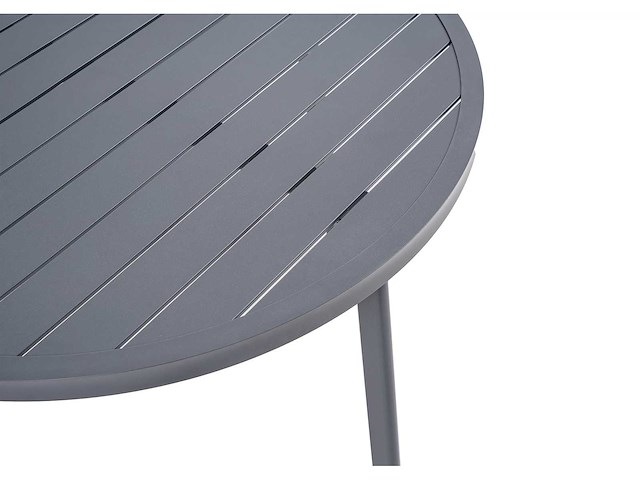 Green lounge ronde tuintafel, gemaakt van weerbestendig aluminium, ø 100 cm - afbeelding 6 van  8