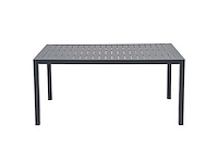 Green lounge tuintafel gemaakt van weerbestendig aluminium, ca. 161 x 100 x 72 cm - taupe - afbeelding 1 van  6