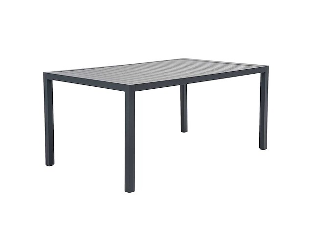 Green lounge tuintafel gemaakt van weerbestendig aluminium, ca. 161 x 100 x 72 cm - taupe - afbeelding 2 van  6