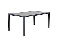 Green lounge tuintafel gemaakt van weerbestendig aluminium, ca. 161 x 100 x 72 cm - taupe - afbeelding 2 van  6