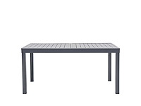 Green lounge tuintafel van aluminium, gs-gecertificeerd, uitschuifbaar van 160 tot 240 cm. - afbeelding 2 van  9