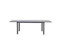 Green lounge tuintafel van aluminium, gs-gecertificeerd, uitschuifbaar van 160 tot 240 cm. - afbeelding 6 van  10