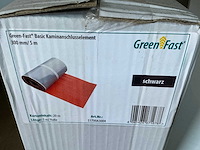 Greenfast 30mm/5m zwarte schoorsteenaansluiting - afbeelding 1 van  2