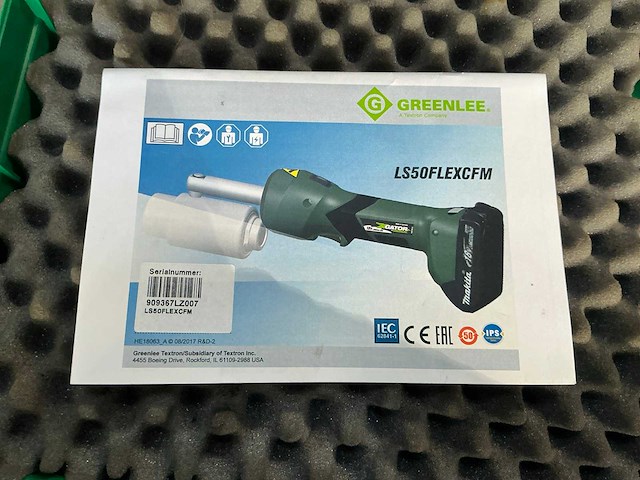 Greenlee gator ls50flexfm accu ponstang - afbeelding 7 van  8