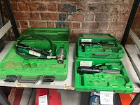 Greenlee hydraulische handpons (3x) - afbeelding 1 van  6