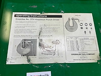 Greenlee hydraulische pons - afbeelding 5 van  5