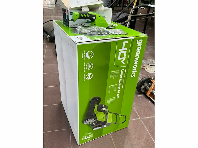 Greenworks g40lm41 accu grasmaaier - afbeelding 2 van  3