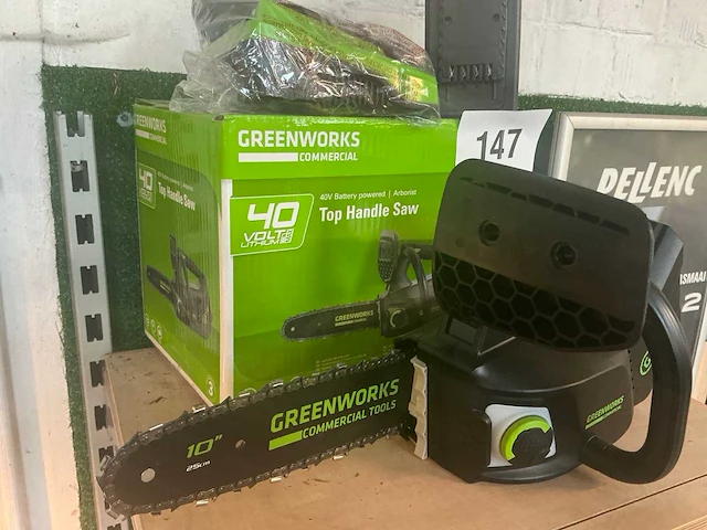 Greenworks gs110 accu kettingzaag - afbeelding 2 van  3