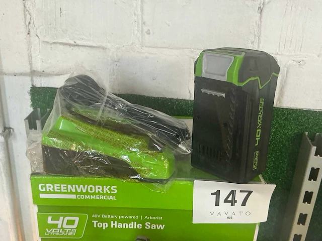Greenworks gs110 accu kettingzaag - afbeelding 3 van  3