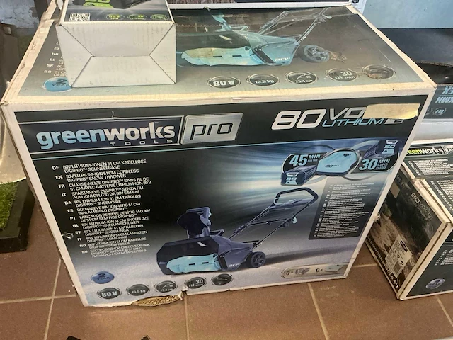 Greenworks partij divers 80v accu tuingereedschap - afbeelding 5 van  9