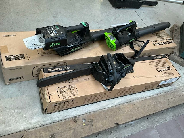 Greenworks partij divers accugereedschap - afbeelding 1 van  6
