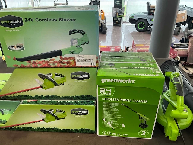Greenworks partij divers accugereedschap - afbeelding 1 van  5