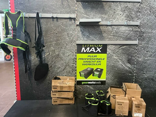 Greenworks/cramer partij diverse handgereedschap accessoires - afbeelding 1 van  5