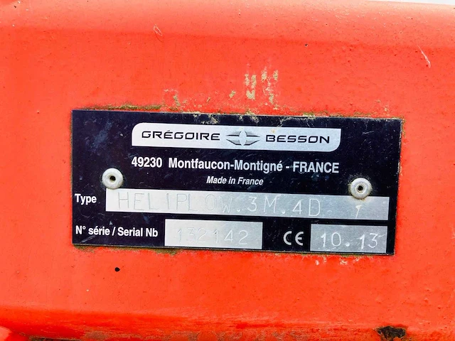 Gregoire besson - heliplow.3m.4d - plough - 2013 - afbeelding 3 van  3