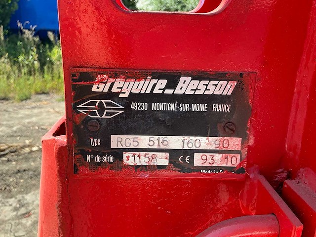 Gregoire_besson rg5 516 160 90 5 schaar ploeg - afbeelding 5 van  5