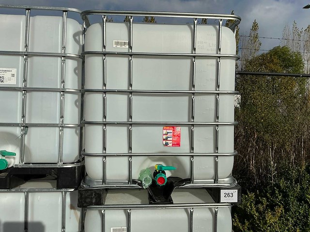 Greif gcube ibc-container 1000l (2x) - afbeelding 3 van  5