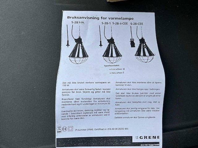 Grene s28 warmte lamp 10x - afbeelding 3 van  3