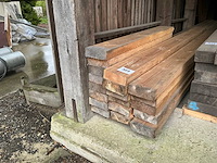 Grenen hout, rood noorse den houten balken (19x) - afbeelding 1 van  4