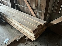 Grenen hout, rood noorse den houten balken (19x) - afbeelding 3 van  4