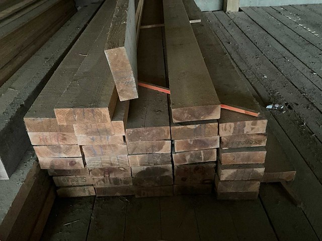 Grenen houten balken en planken 1e keus (230x) - afbeelding 6 van  11