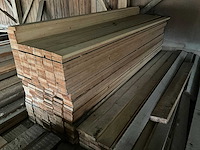 Grenen houten balken en planken (325x) waaronder rnd - afbeelding 3 van  10