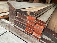 Grenen houten balken en planken (325x) waaronder rnd - afbeelding 9 van  10