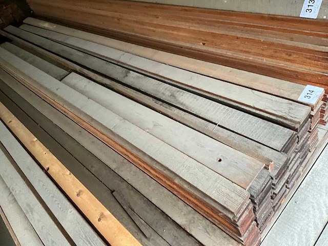 Grenen houten planken 1e keus (215x) waaronder rnd - afbeelding 2 van  9
