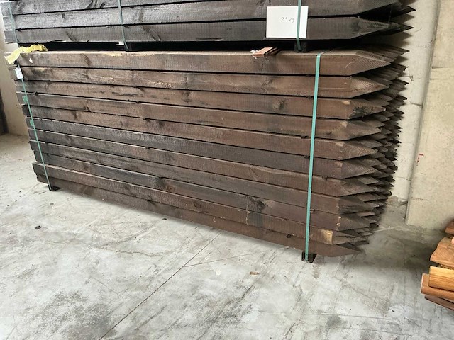 Grenen paal (99x) - afbeelding 1 van  3