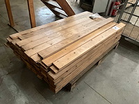 Grenen tand en groef latten (96x) - afbeelding 1 van  7