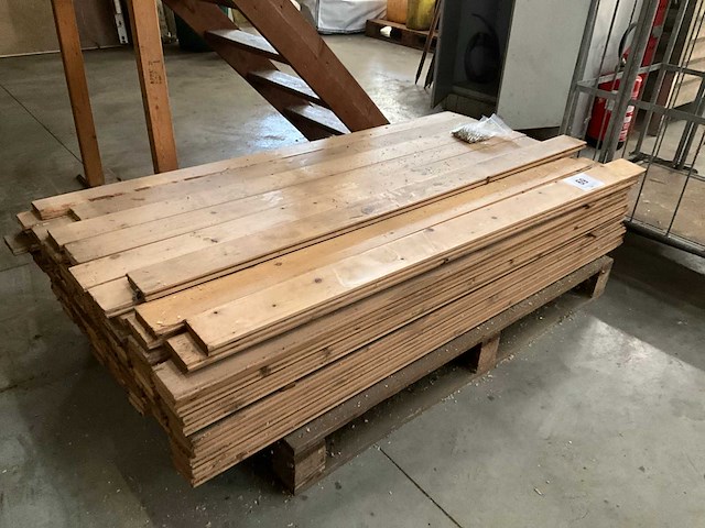 Grenen tand en groef latten (96x) - afbeelding 2 van  7