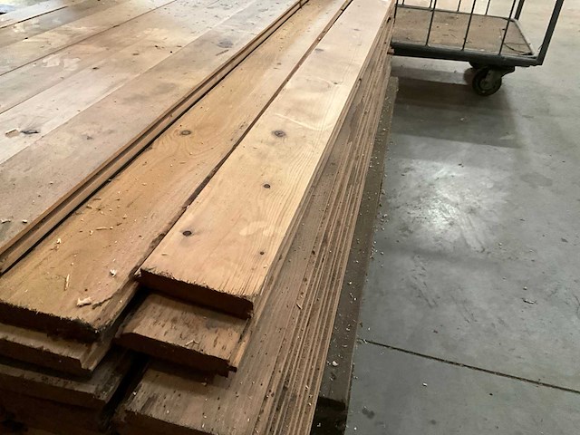 Grenen tand en groef latten (96x) - afbeelding 5 van  7