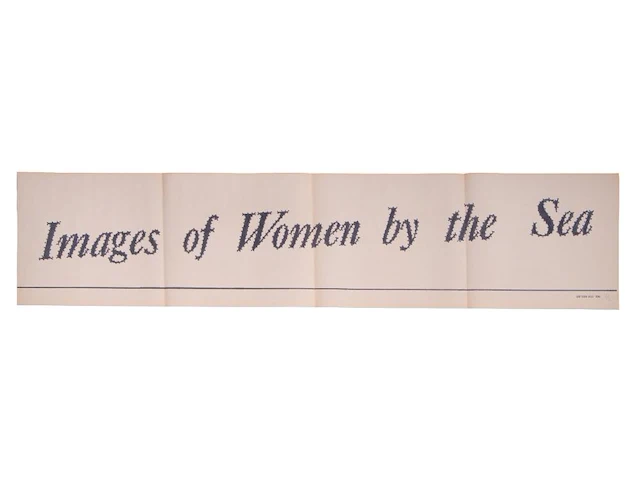 Gretchen faust (1961), 'wall tattoos, images of woman by the sea', 1990, n° 3/3 6.5 x 85 cm. (2.56 x 33.46 in.) - afbeelding 3 van  10
